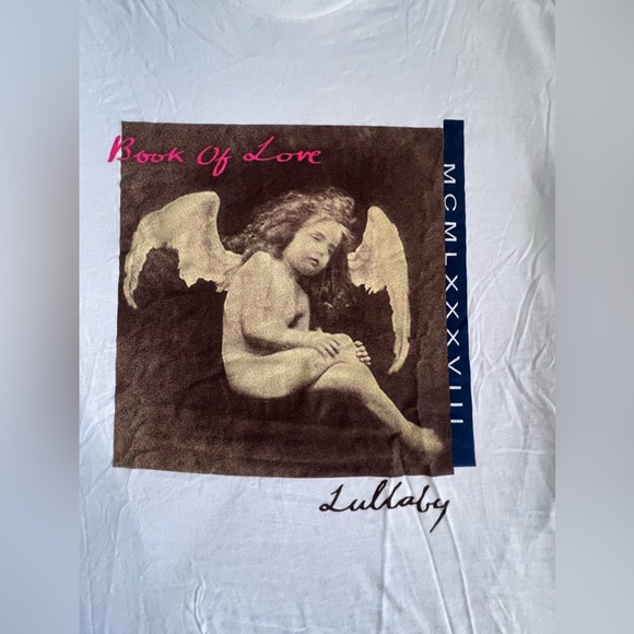 Book of Love Lullaby Logo Image Iconic Official Concert T-shirt Brand New NWOT - Picture 2 of 13